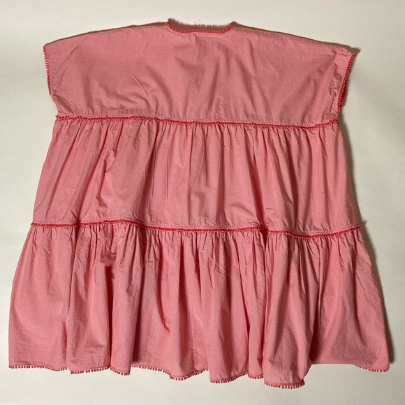 TIA CIBANI Girls Kaftan in Tangerine Size 7/8 - Picture 5 of 9